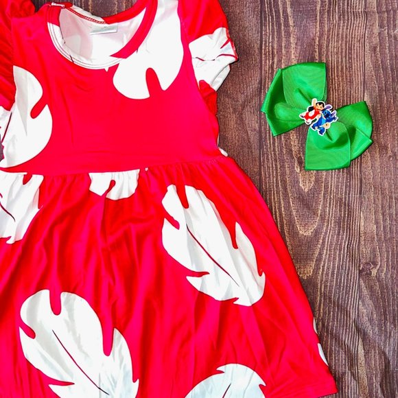 LILO and Stitch dress and bow - Picture 2 of 4